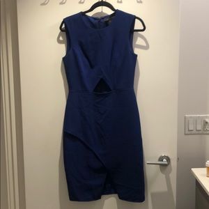 Blue BCBG Maxazria knee length dress size 8